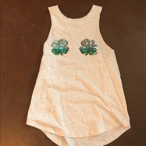 PINK VS Shamrock ☘️ Muscle Tee